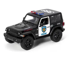 SPARKYS Metalowy model samochodu Jeep Wrangler Police 2018 / Metalowy / tył / od 3 lat