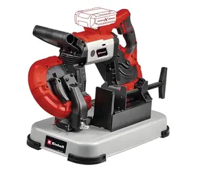 Einhell TE-MB 18/127 U Li-Solo czerwony/czarny / Piła taśmowa akumulatorowa / 18 V / szerokość cięcia 127 mm / bez akumulatora i ładowarki