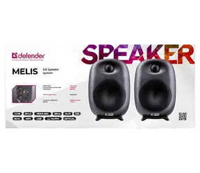 Defender MELIS czarny / System głośników 2.0 / 60 W / Bluetooth 5.3 / HDMI ARC / USB