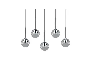 Lampa wisząca LED Trio 45W czarna / Lampa wisząca / 990 lm / 2300-4000K / IP20