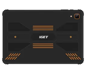 iGet SMART RT2 czarno-pomarańczowy / Tablet / 10,1" FHD / 6 GB RAM / 128 GB / LTE / IP68 / Android 16