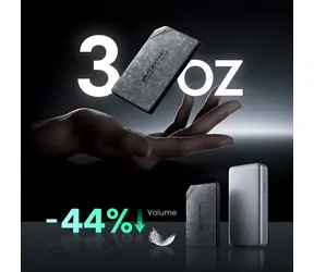 Flextail Zero Power 5000C 5000 mAh czarny / Power bank / USB-C / Pass-through / 20 W / 7,1 mm