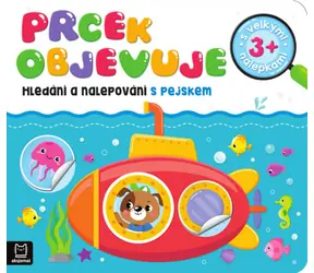 AKSJOMAT Książka z naklejkami Prcek odkrywa - Szukaj i trzymaj się psa