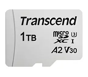 Transcend 300S-A microSDXC 1TB / Karta pamięci / Klasa 10 / UHS-I / U3 / V30 / A2