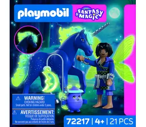 Playmobil 72217 Magic Unicorns Kolekcjonerski Jednorożec Moonlight z Wróżką / Figurka