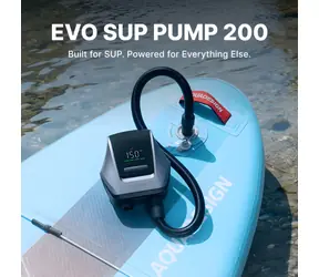 Pompka Flextail Evo SUP Pump 200 ciemnoszara / przenośna pompka / ciśnienie 45 PSI / przepływ 450 l/min