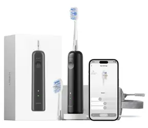 Laifen Wave Pro LFTB02-P czarna / Szczoteczka elektryczna / oscylacyjna / 66 000 ruchów/min / Bluetooth / IPX8
