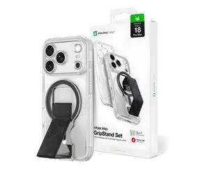 Zestaw podstawek do obiektywu AmazingThing Titan Pro transparentny / Etui / Apple iPhone 18 Pro Max / MagSafe / ochrona obiektywu