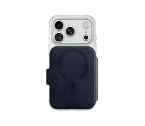 Zestaw obiektywów AmazingThing Titan Pro z klapką, granatowy / etui z klapką i portfelem / MagSafe / iPhone 18 Pro Max