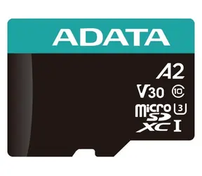 ADATA Premier Pro MicroSDXC 512GB / Karta pamięci / UHS-I U3 V30 / odczyt 100 MB/s / zapis 80 MB/s / + adapter SD