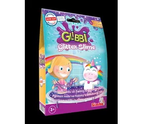 Simba Glitter slime Glibbi fioletowy / 80 g proszku + 70 g rozpuszczalnika / od 3 lat