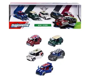 Zestaw prezentowy MAJORETTE MINI / Samochody metalowe / wolnobieżne / 1:64 / 5 szt. / długość 7,5 cm