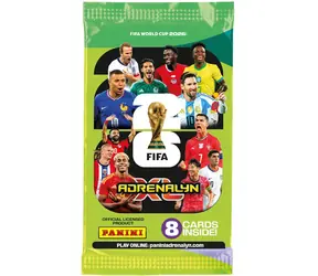 FIFA Club WORLD Cup 2026 Adrenalyn / Karty kolekcjonerskie / Pakiet boosterów / 8 kart