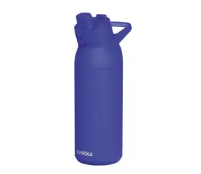 Quokka Tide niebieska / Butelka sportowa / Stal nierdzewna / 700 ml / Z dzióbkiem do picia