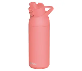 Quokka Tide brzoskwiniowy / Butelka sportowa / Stal nierdzewna / 700 ml / Z dzióbkiem do picia