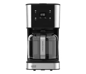 Cecotec Coffee 66 Drop & Touch stal nierdzewna-czarny / Dripper do kawy / Panel dotykowy / 950 W / 12 filiżanek