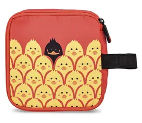 Torba termiczna dla dzieci Iris Barcelona Zipper 0,5 l czerwona / Torba termiczna na przekąski / Zip / BEZPIECZNA DLA ŻYWNOŚCI
