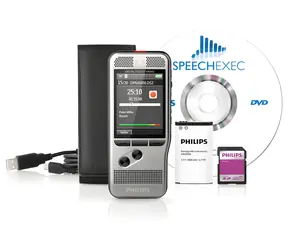 Philips DPM 6000/02 / Dyktafon / Wyświetlacz TFT 2,4” / Mikrofon / Czytnik kart pamięci / USB