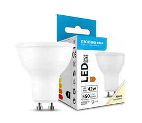 Żarówka Modee Spot GU10 / LED / zamiennik 6W 42W / zimna biel 4000K / 550 lm