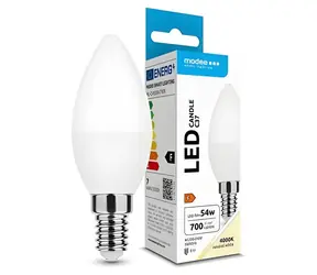 Żarówka Modee E14 7W zimna 4000K / Żarówka żarowa / 700 lm / zamiennik 54W / 25000h