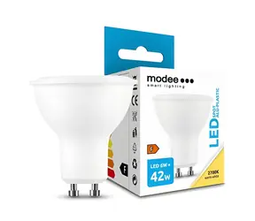 Żarówka LED Modee Spot GU10 6W / Żarówka / zamiennik 42W / ciepła biel 2700K / 550 lm