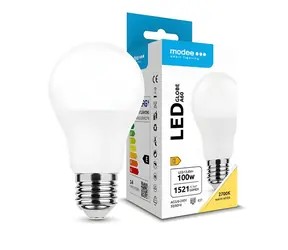 Modee A60 / żarówka LED / E27 / zamiennik 13,8W 100W / 1521 lm / 2700K