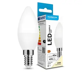 Żarówka LED Modee E14 4,9W / Żarówka / zamiennik 40W / zimna biel 4000K / 470 lm