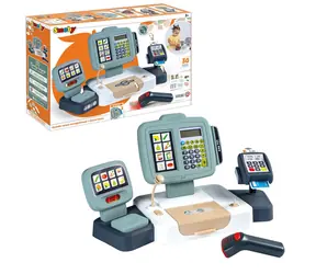 Kasa fiskalna elektroniczna z wagą Smoby / 30 szt. akcesoriów / od 3 do 6 lat