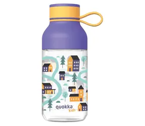 Domek dziecięcy Quokka Ice 430 ml / Butelka dla dzieci / Pasek / Tritan / Bez BPA