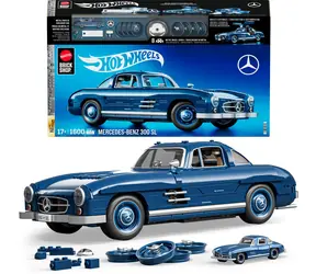 Zestaw konstrukcyjny Mattel HOT WHEELS Mercedes-Benz 300 SL (HWW25) / Plastik / od 17 lat