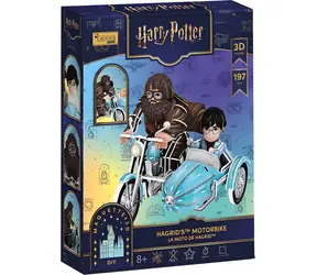 CubicFun Puzzle 3D Harry Potter: Motocykl Hagrida / 197 elementów / od 8 lat