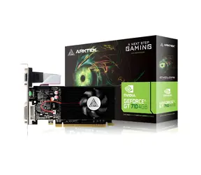 ARKTEK GeForce GT710 4GB / Karta graficzna / 954 MHz / 4 GB DDR3 / 64-bit / PCIe 2.0 / DVI + HDMI + VGA
