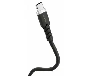Powerton Energy DARK EDITION czarny / kabel USB / USB-C - USB-C / silikonowy / 1 m / PD 60W