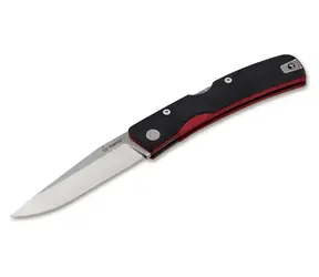 Nóż kieszonkowy Manly Peak Red Two Hand / Stal D2 / Rękojeść G10 / 22 cm