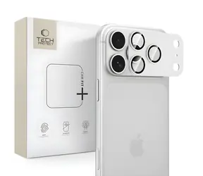 Tech-Protect Camfull Fit+ srebrny / Ochraniacz na aparat / Apple iPhone 18 Pro Max
