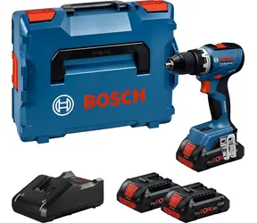 BOSCH GSR 18V-65 / Wiertarko-wkrętarka akumulatorowa / 18 V / 3 x 4,0 Ah