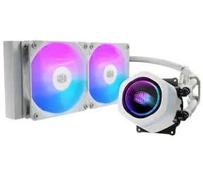 Cooler Master MasterLiquid Core Nex Digital 240 biały / chłodzenie wodne procesora / 2x 120 mm / LGA1851 / AM5 / ARGB