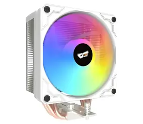 darkFlash M400 ARGB biały / chłodzenie procesora / wieża / 4X heatpipe / wyświetlacz temperatury / TDP 200 W / Intel + AMD