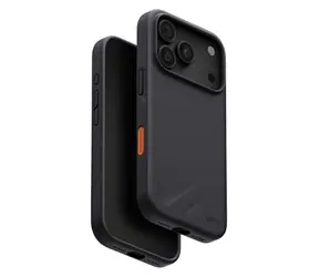 UNIQ Lino iPhone 17 Pro i 18 Pro antracyt / Etui ochronne / Płynny silikon / Odporność na upadek z wysokości 2,5 m