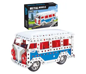 SPARKYS Metalowy zestaw konstrukcyjny Autobus / 337 elementów / Metal / od 6 lat