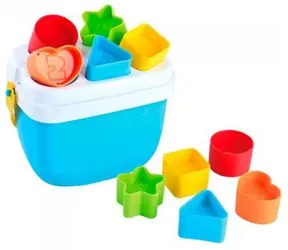 PLAYGO Wiaderko z kształtami / Wkładarka kształtów / Plastikowe / od 1 roku