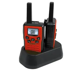 Evolveo FreeTalk 2W czerwono-czarny / Walkie-talkie / PMR 446+448 MHz / zasięg do 15 km / 8 kanałów / 2 szt.