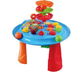 Stół do gry PLAYGO z kołami zębatymi / 11 elementów / Plastik / od 12 miesięcy