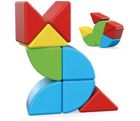 Zestaw magnetyczny Geomag Magicube Blocks / 24 elementy / od 12 miesięcy