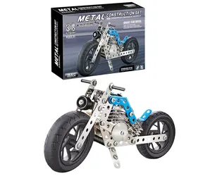 SPARKYS Metalowy zestaw konstrukcyjny Motocykl / 140 elementów / metal / od 6 lat