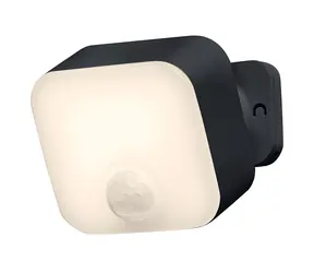 Oprawa ścienna OSRAM ciemnoszara z czujnikiem ruchu i światła / Oprawa ścienna zewnętrzna / 3W / 265lm / IP54