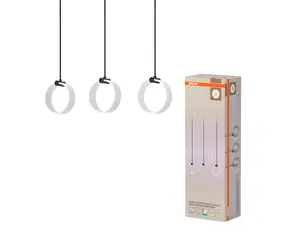 OSRAM Lampa sufitowa LED czarna / Lampa sufitowa / CCT / 1300lm / 20W / IP20