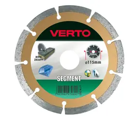 Verto 61H3S8 / Segmentowana tarcza diamentowa / Średnica 180 mm