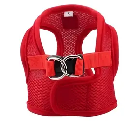 Szelki dla psa Context, nieuciskające, czerwone, XS / lekkie / obwód klatki piersiowej 33 cm / długość klatki piersiowej 12 cm