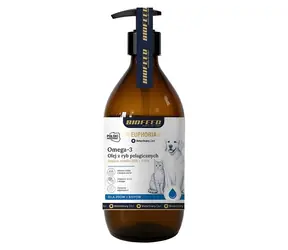 Biofeed Euphoria Vet Diet / Olej rybi / Dla kotów i psów / 500 ml